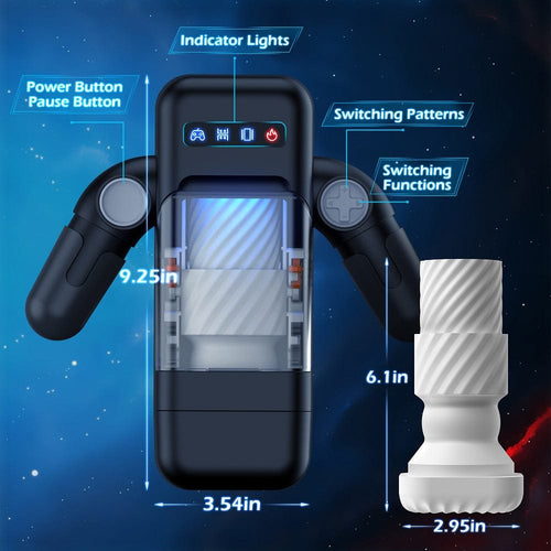 Game Telescopic Vibrating Heating Masturbator