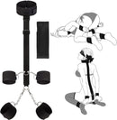 BDSM Kit Neck to Wrist Behind Back Collar Restraints Adjustable Set SM Play