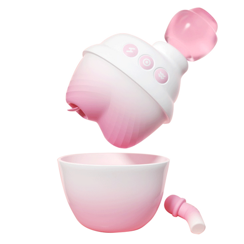 Hehe Cup 2-in-1 Suction Licking Clitoral Vibrator
