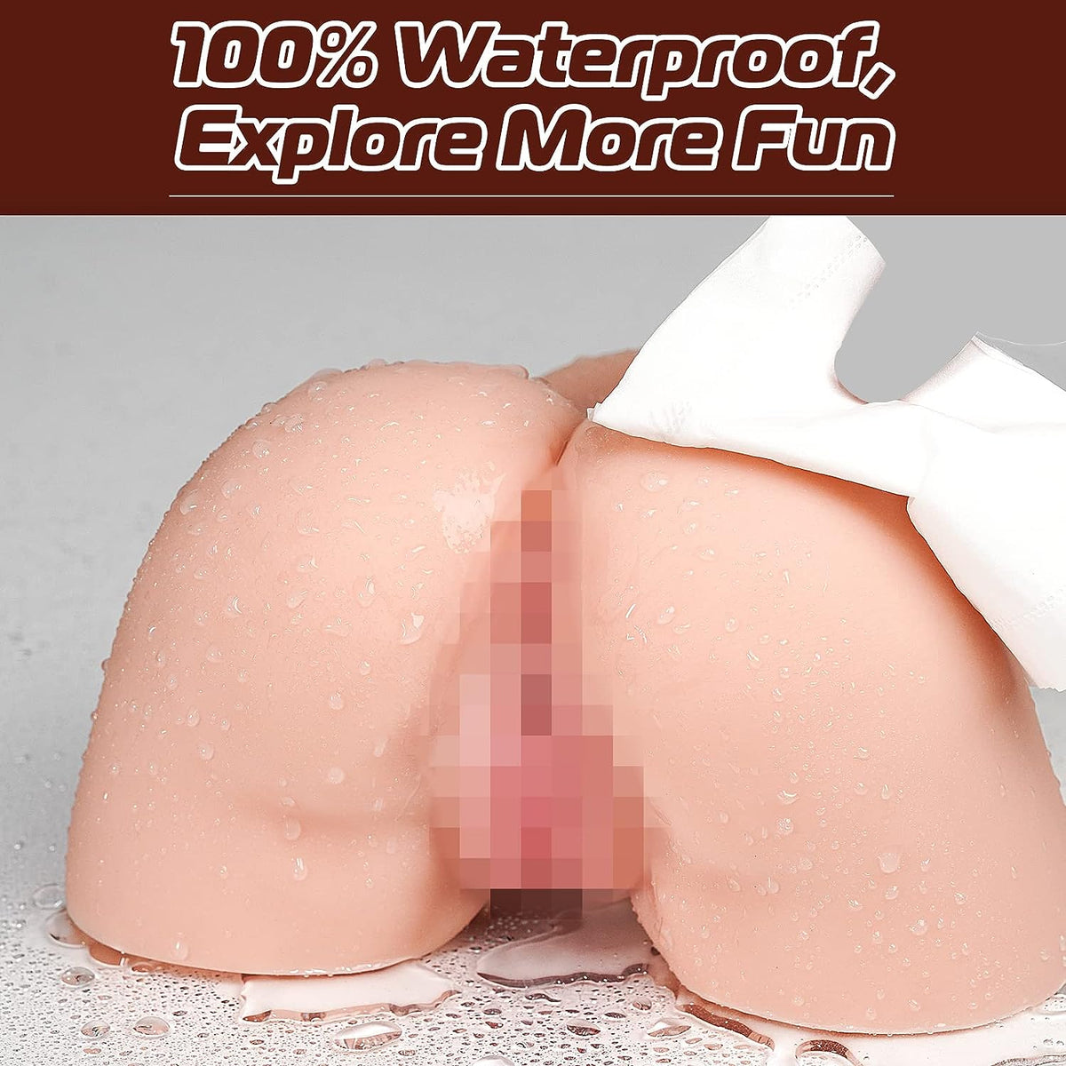 4.85Lb 2-in-1 Realistic Big Butt with Tight Vaginal and Anal Pocket Pussy