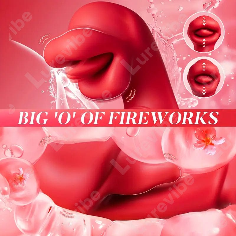 Rose Muncher Biting Mouth Wearable G Spot Vibrator