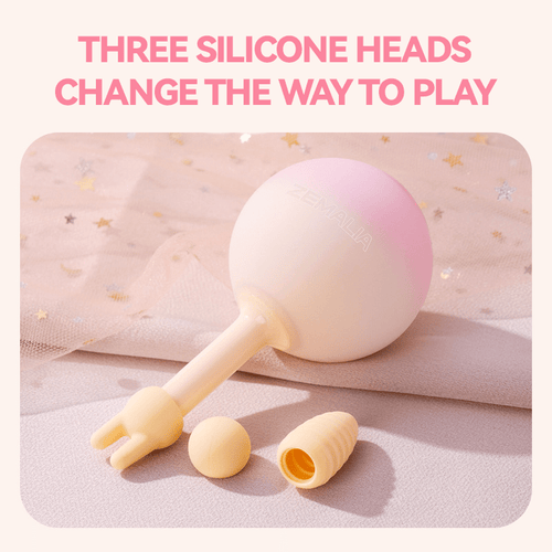 Pink Gradient Lollipop Pressure-sensitive Control Vibrator