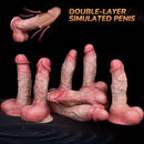 Double Layer Silicone Realistic Cock Soft Lifelike Penis Multiple Options Dildo
