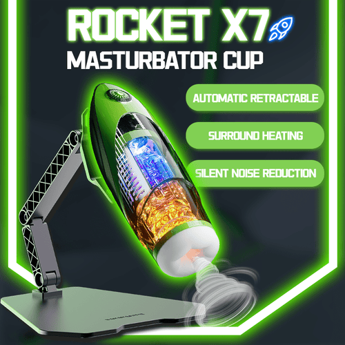 X7 Male Automatic Male Masturbator 10 Vibration Modes