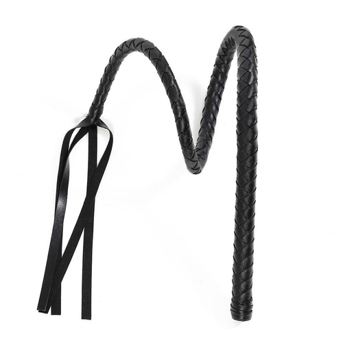 BDSM PU Leather Bondage Sex Whip For Couple