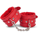 【Free Gift】BDSM Adjustable Plush Handcuffs Ankle Bracelets Restraint Set Sex Toy