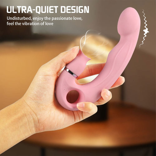 Tongue Licking G Spot Stimulating Dildo Vibrator
