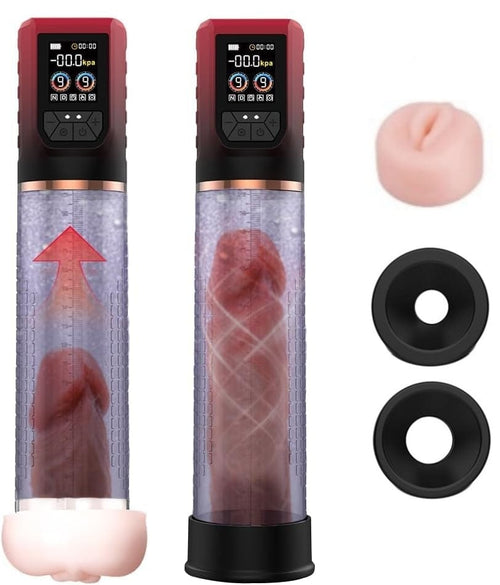 3 In 1 Penis Enlarger Extender Pump Male Masturbator