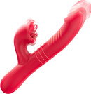 Upgraded Rose Muncher 5 In 1 Thrusting Clitoral G Spot Vibrator