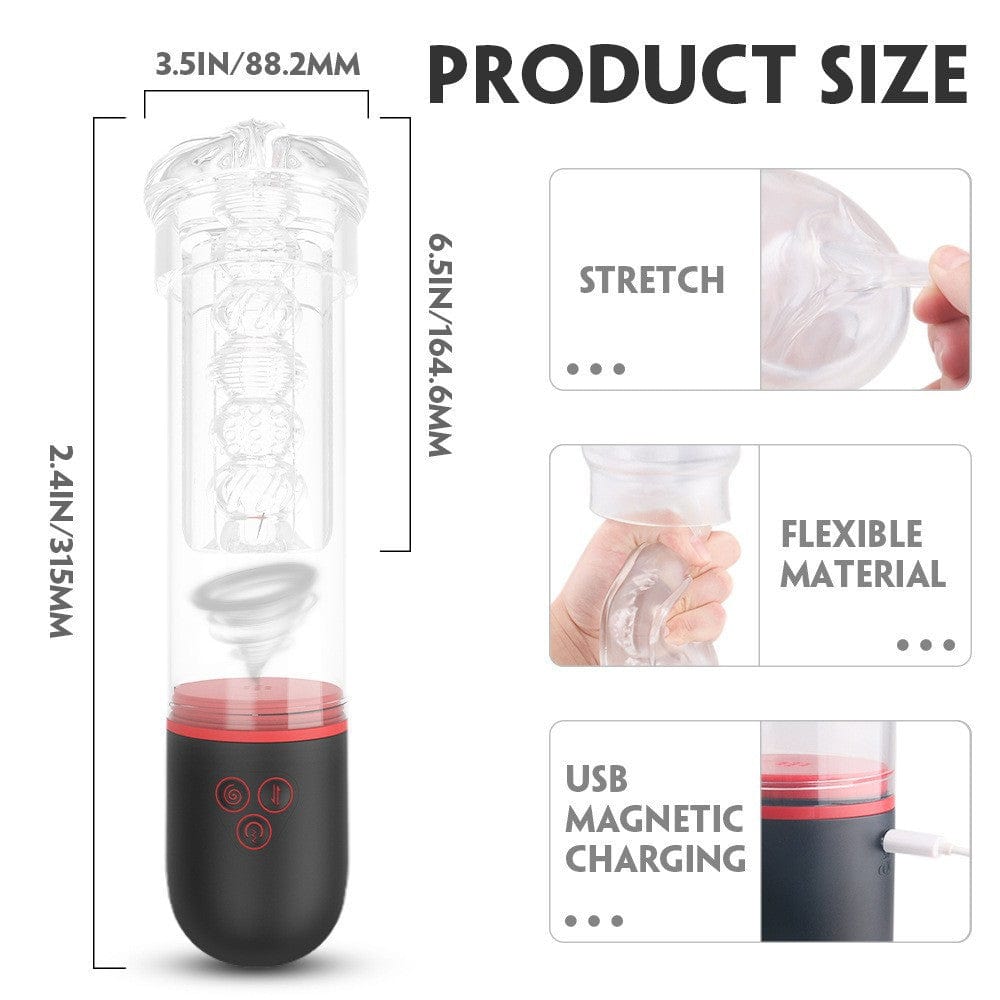 Men's Full Automatic Penis Trainer Intelligent Suction Vacuum Male Masturbator