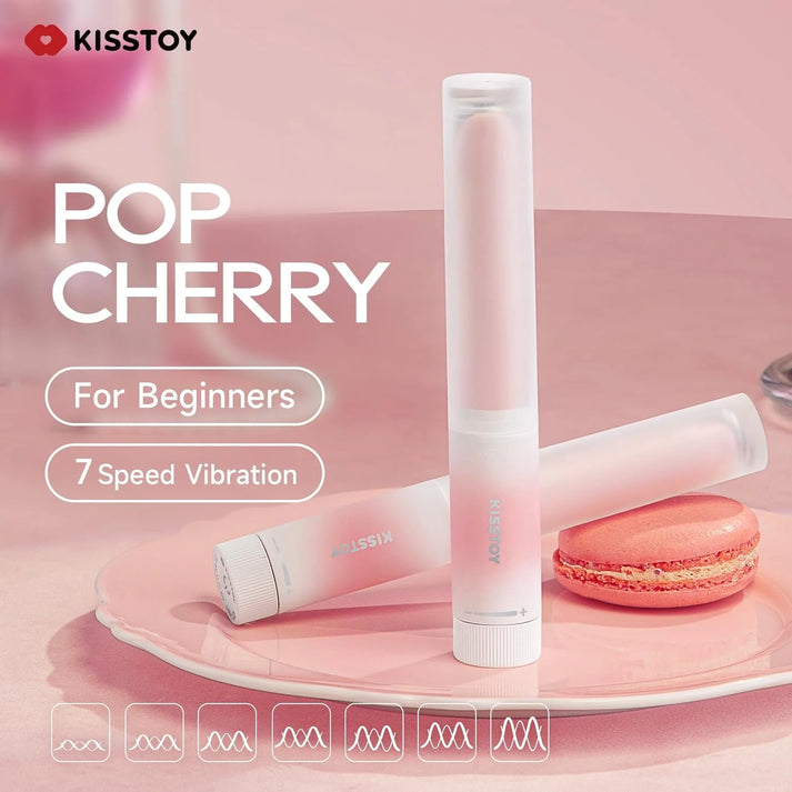 Pop Cherry Lipstick Clit G Spot Vibrator
