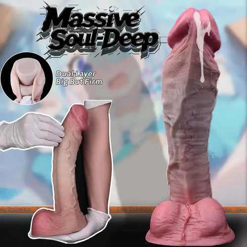 Maximus - 11.89in Dual Density Soft Dildo