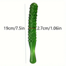 Multiple Lengths Colors Fruit Vegetable Crystal Clear Glass Anal Plug Dildo