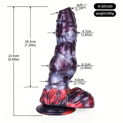Multiple Silicone Monster Horse Big Animal Knot Dog Octopus Thick Dildo