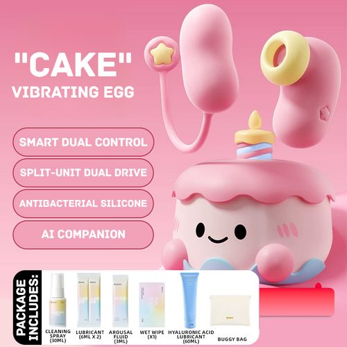 Sweetheart Cake Party App Remote Control Love Egg Suction Vibrator Set
