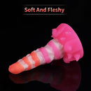 Silicone Realistic Fantasy Colorful Monster Soft Cock Dildo For Men Women