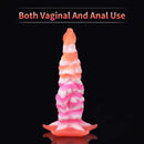 Silicone Realistic Fantasy Colorful Monster Soft Cock Dildo For Men Women
