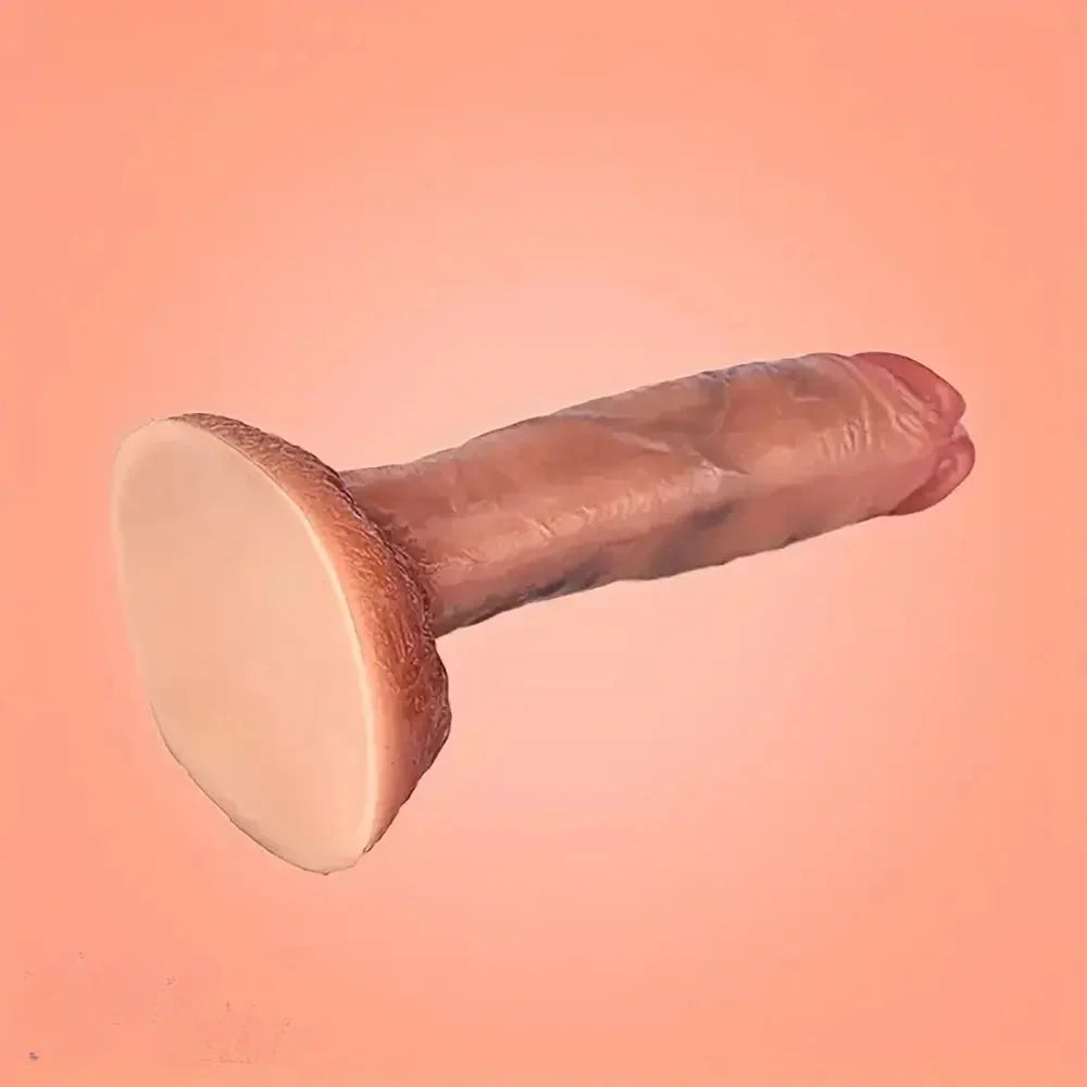 Six Lengths Liquid Silicone Realistic Dildo For Hands-Free G Spot Play