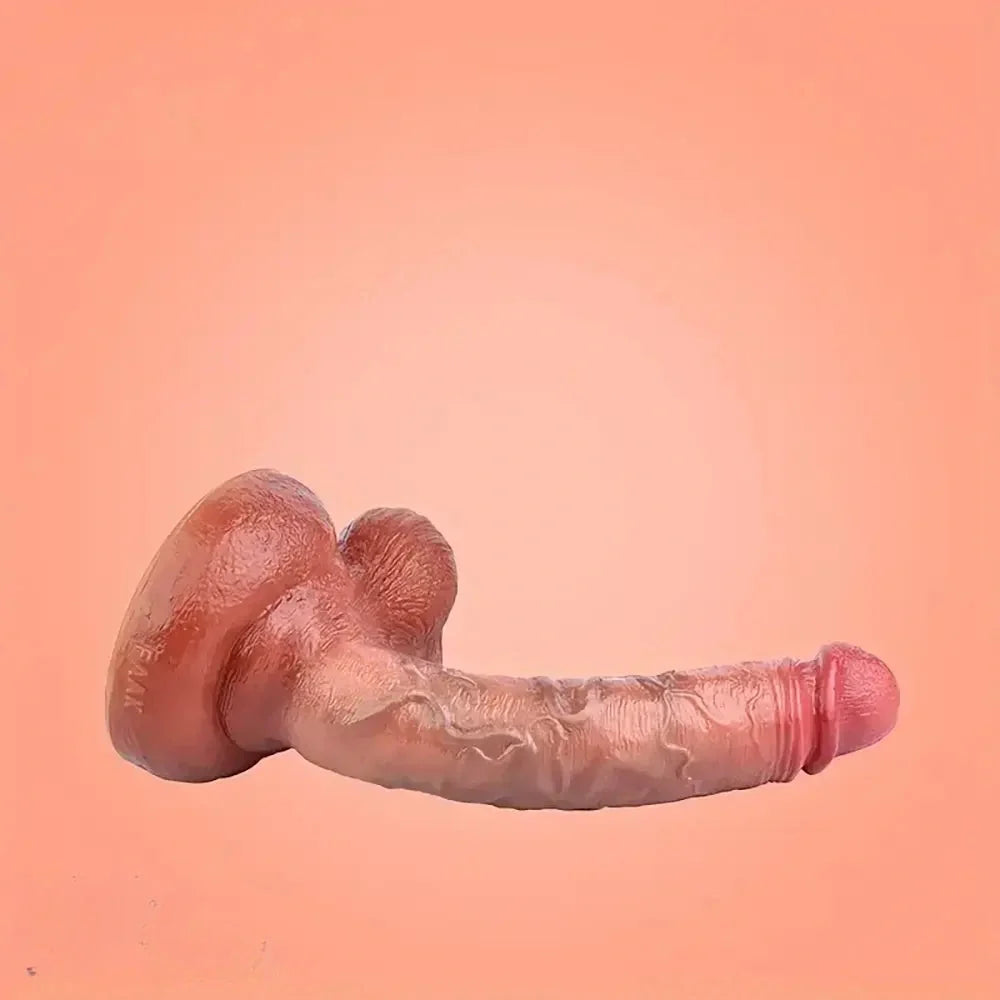 Six Lengths Liquid Silicone Realistic Dildo For Hands-Free G Spot Play