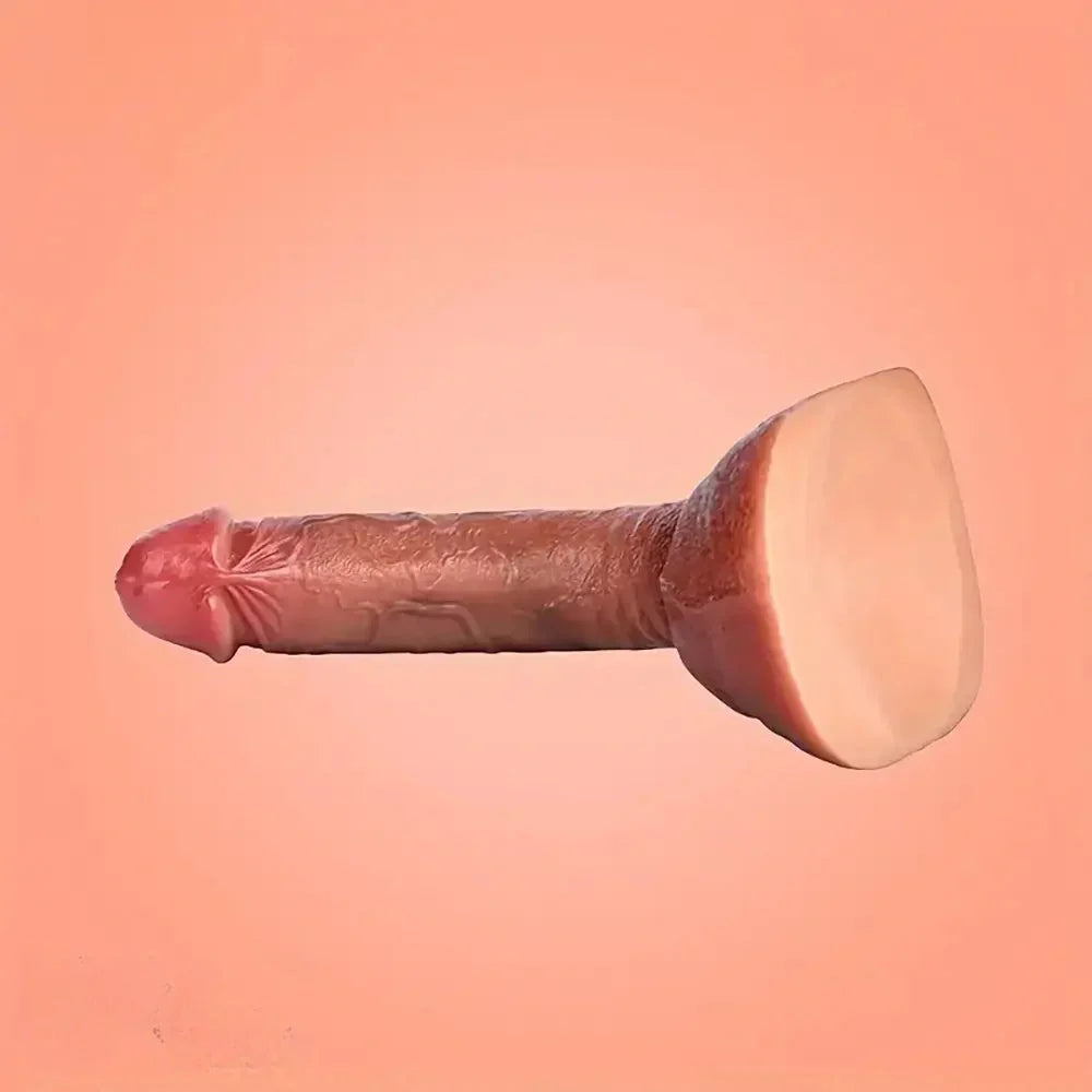 Six Lengths Liquid Silicone Realistic Dildo For Hands-Free G Spot Play