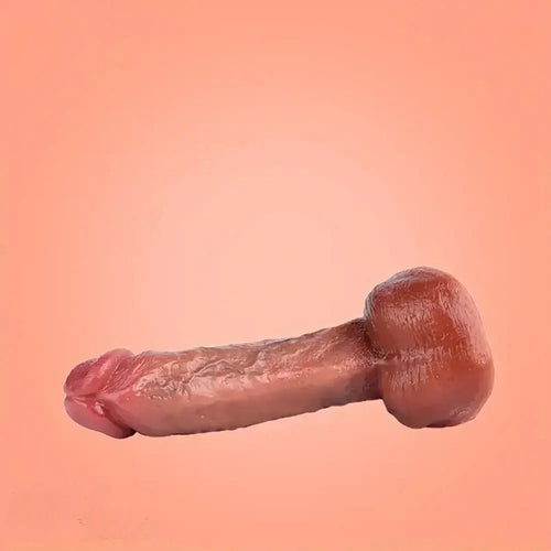 Six Lengths Liquid Silicone Realistic Dildo For Hands-Free G Spot Play
