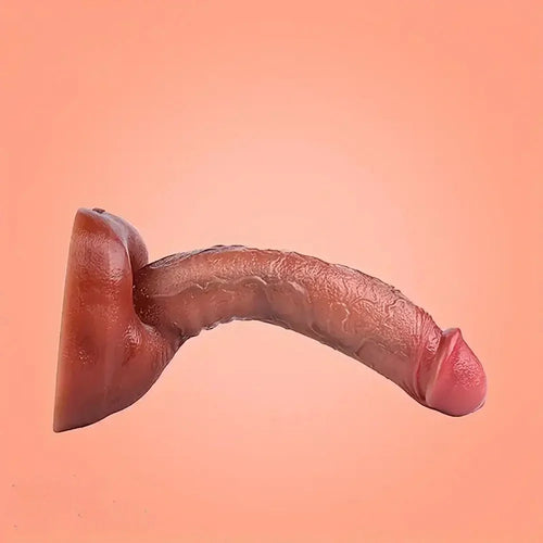Six Lengths Liquid Silicone Realistic Dildo For Hands-Free G Spot Play