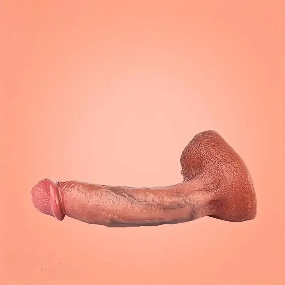 Six Lengths Liquid Silicone Realistic Dildo For Hands-Free G Spot Play