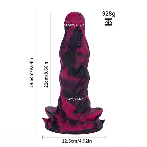 Tentacle Knot Monster Cock Creature Silicone Soft Dildo For Women Clit