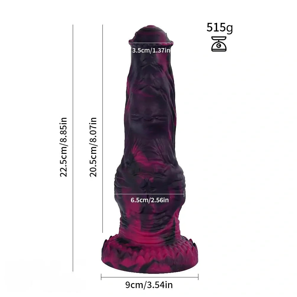 Tentacle Knot Monster Cock Creature Silicone Soft Dildo For Women Clit