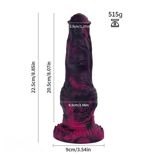 Tentacle Knot Monster Cock Creature Silicone Soft Dildo For Women Clit